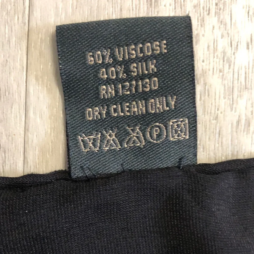 Cocoon House Black Velvet Patterned Scarf